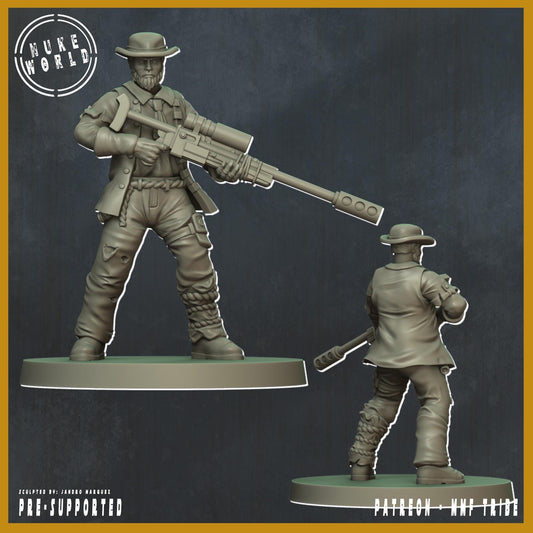 Shield of the People - Male 05 - Nukeworld (Sculpted by Jandro Miniatures)