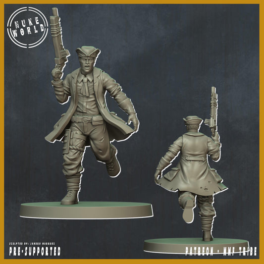Shield of the People - Male 04 - Nukeworld (Sculpted by Jandro Miniatures)