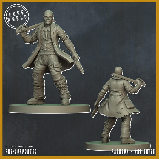 Shield of the People - Male 06 - Nukeworld (Sculpted by Jandro Miniatures)