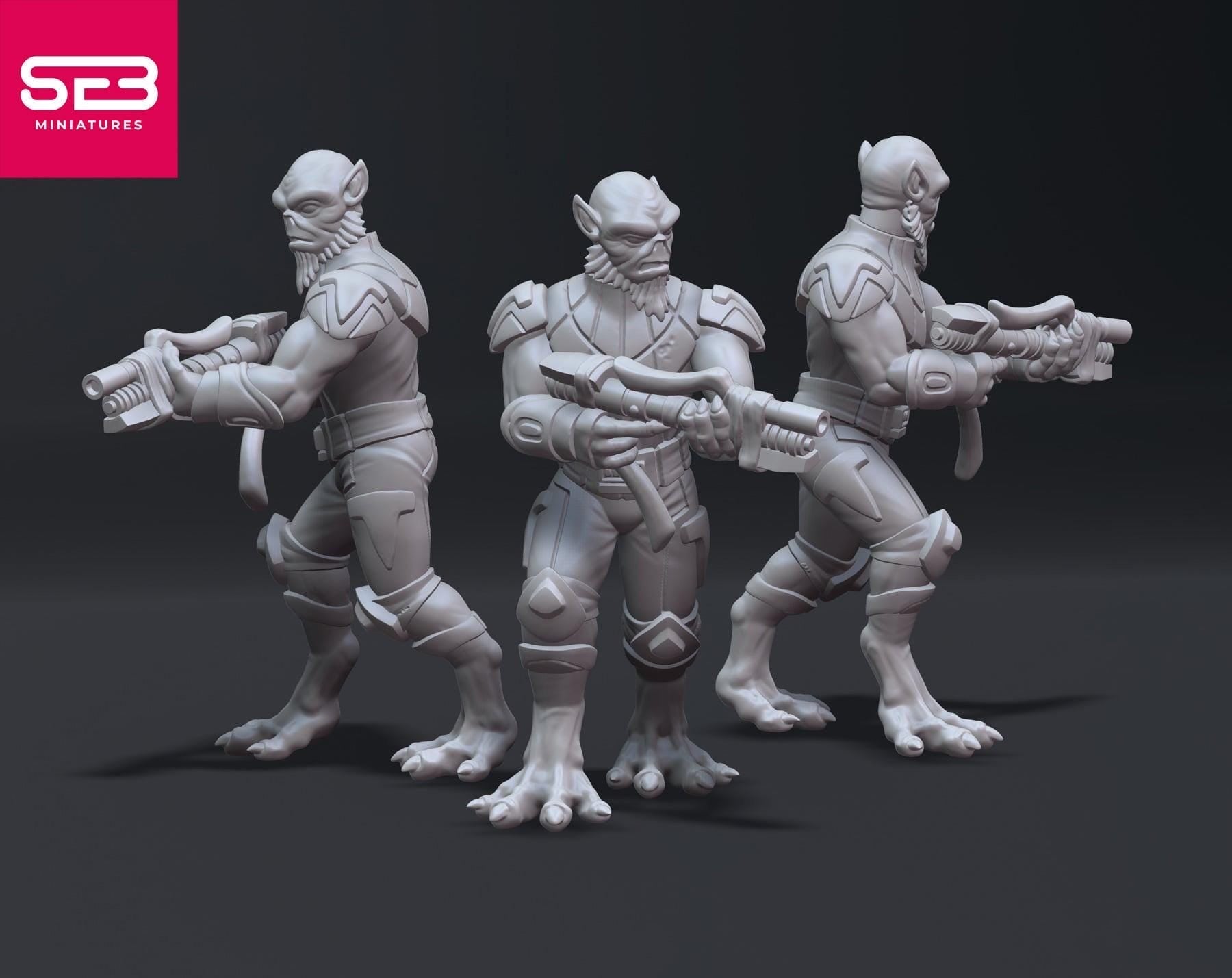 The Spectral Squad (Sculpted by Anvilrage Studios)