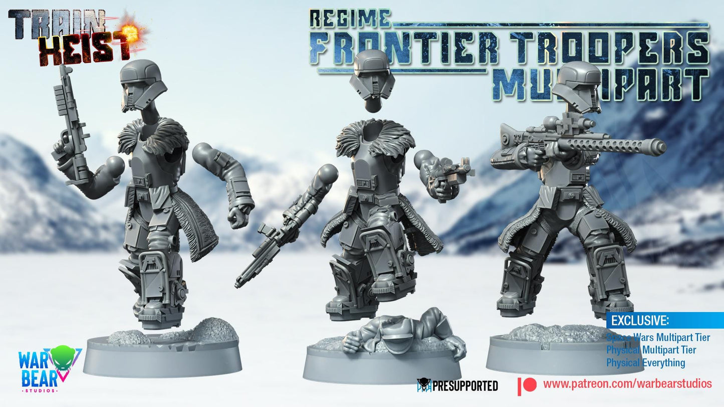 Regime Frontier Troopers - set of 8 (Sculpted by War Bear Studios)