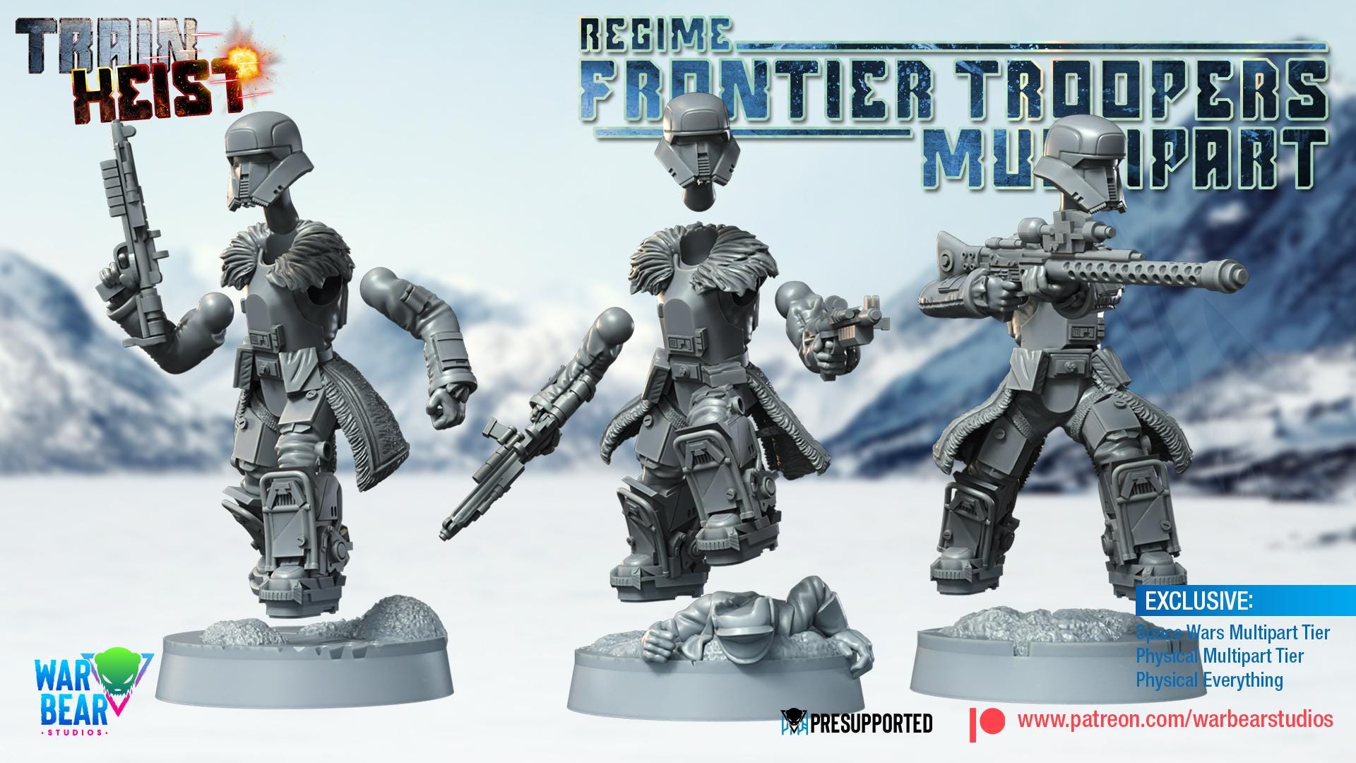 Regime Frontier Troopers - set of 8 (Sculpted by War Bear Studios)