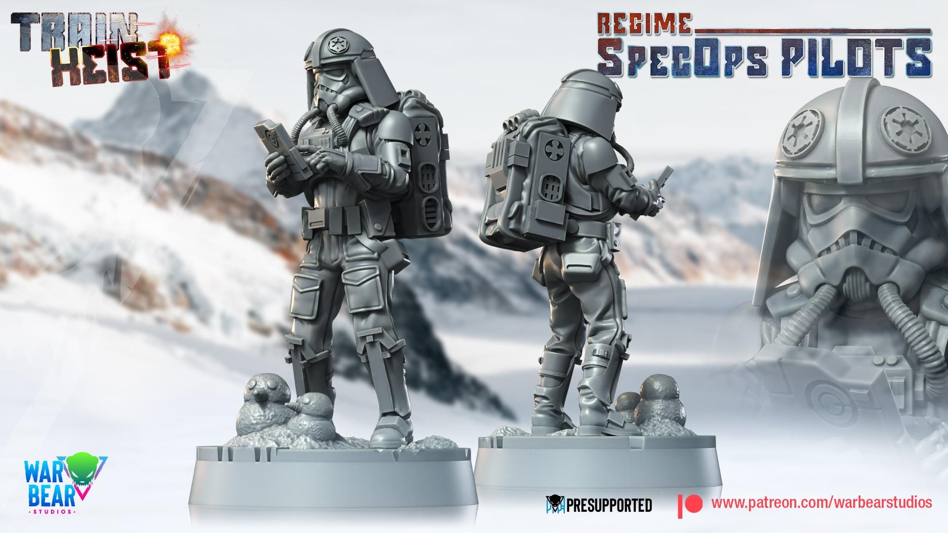 Regime Spec Ops Pilots - set of 8 (Sculpted by War Bear Studios)