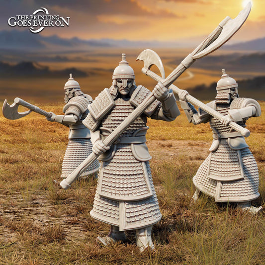 Golden Khanate - Khan's Guard - set of 3 (sculpted by Print Goes Ever On)