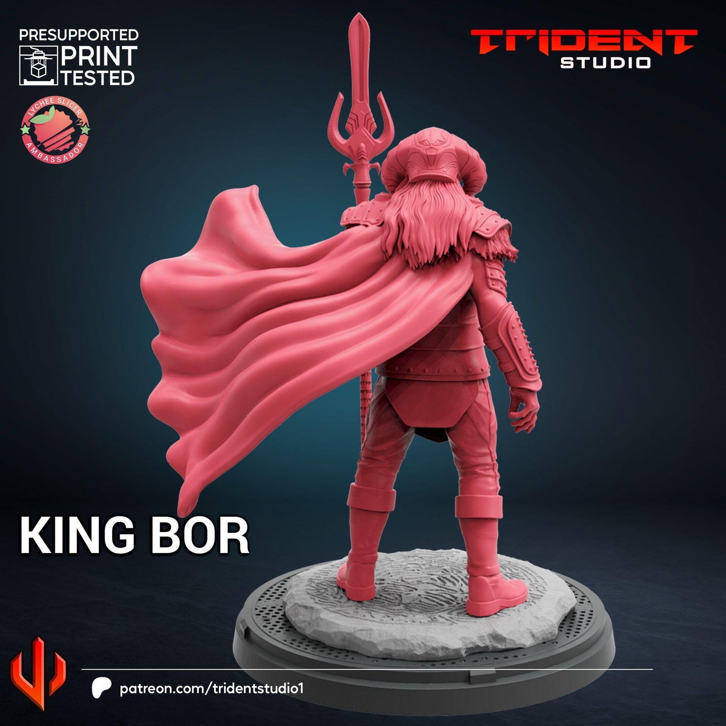 King Bor (Fan art sculpted by Trident Studio) (Crisis Protocol Proxy/Alternative)