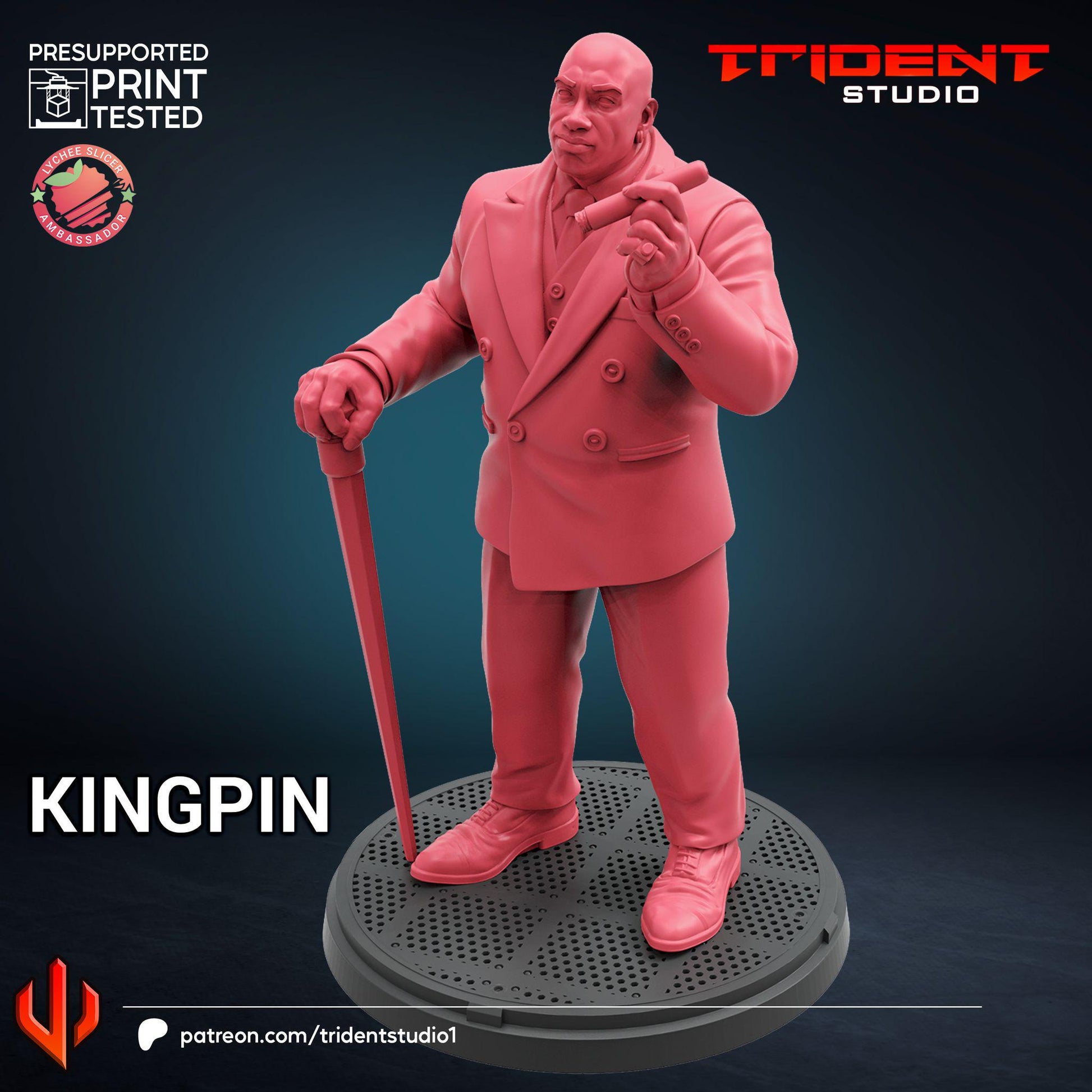 Kingpin (Fan art sculpted by Trident Studio) (Crisis Protocol Proxy/Alternative)