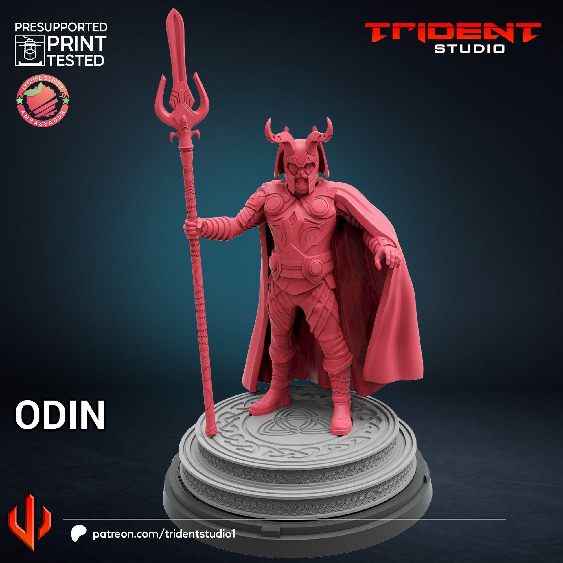 Odin (Fan art sculpted by Trident Studio) (Crisis Protocol Proxy/Alternative)