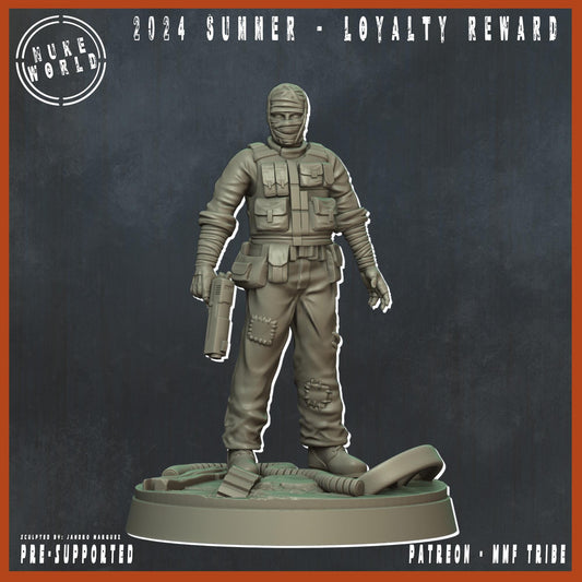 The Scorched Man - Nukeworld (Sculpted by Jandro Miniatures)