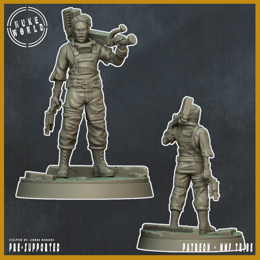 Mechanic - Nukeworld (Sculpted by Jandro Miniatures)