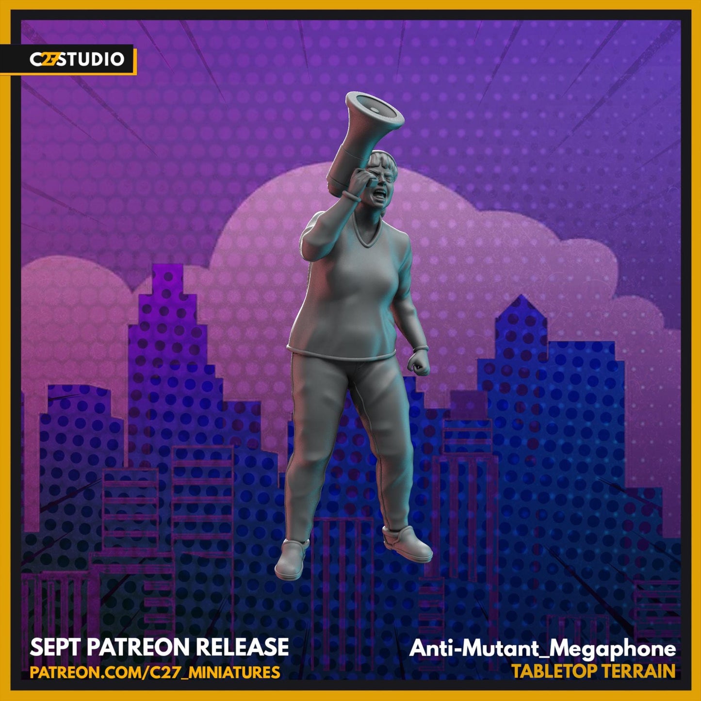 NPC Set - 40mm miniatures (fan art sculpted by C27 collectibles) (Crisis Protocol Proxy/Alternative)