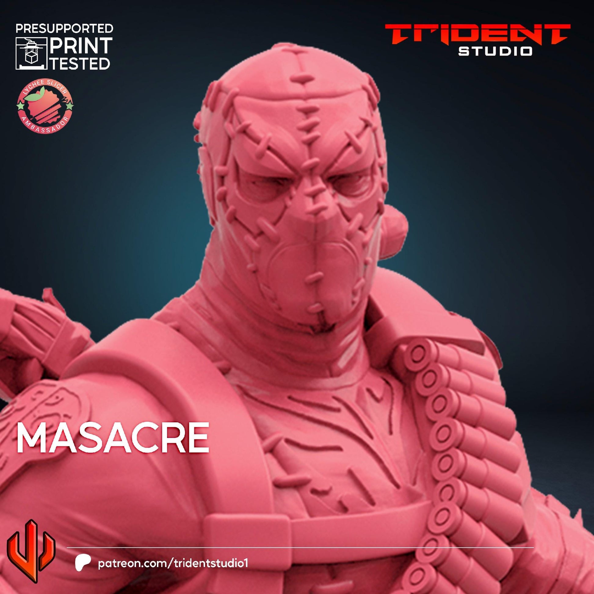 Masacre (Fan art sculpted by Trident Studio) (Crisis Protocol Proxy/Alternative)