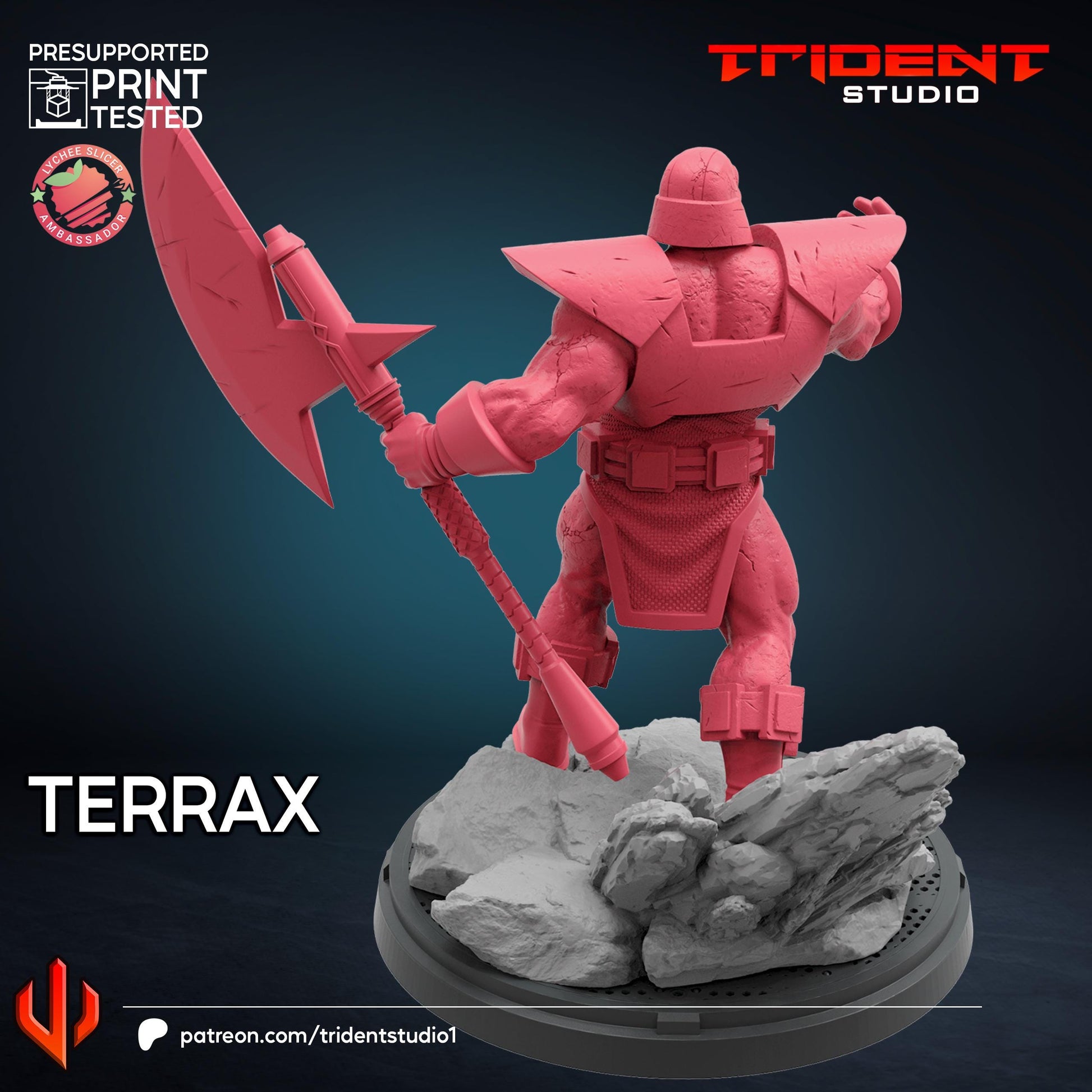 Terrax (Fan art sculpted by Trident Studio) (Crisis Protocol Proxy/Alternative)