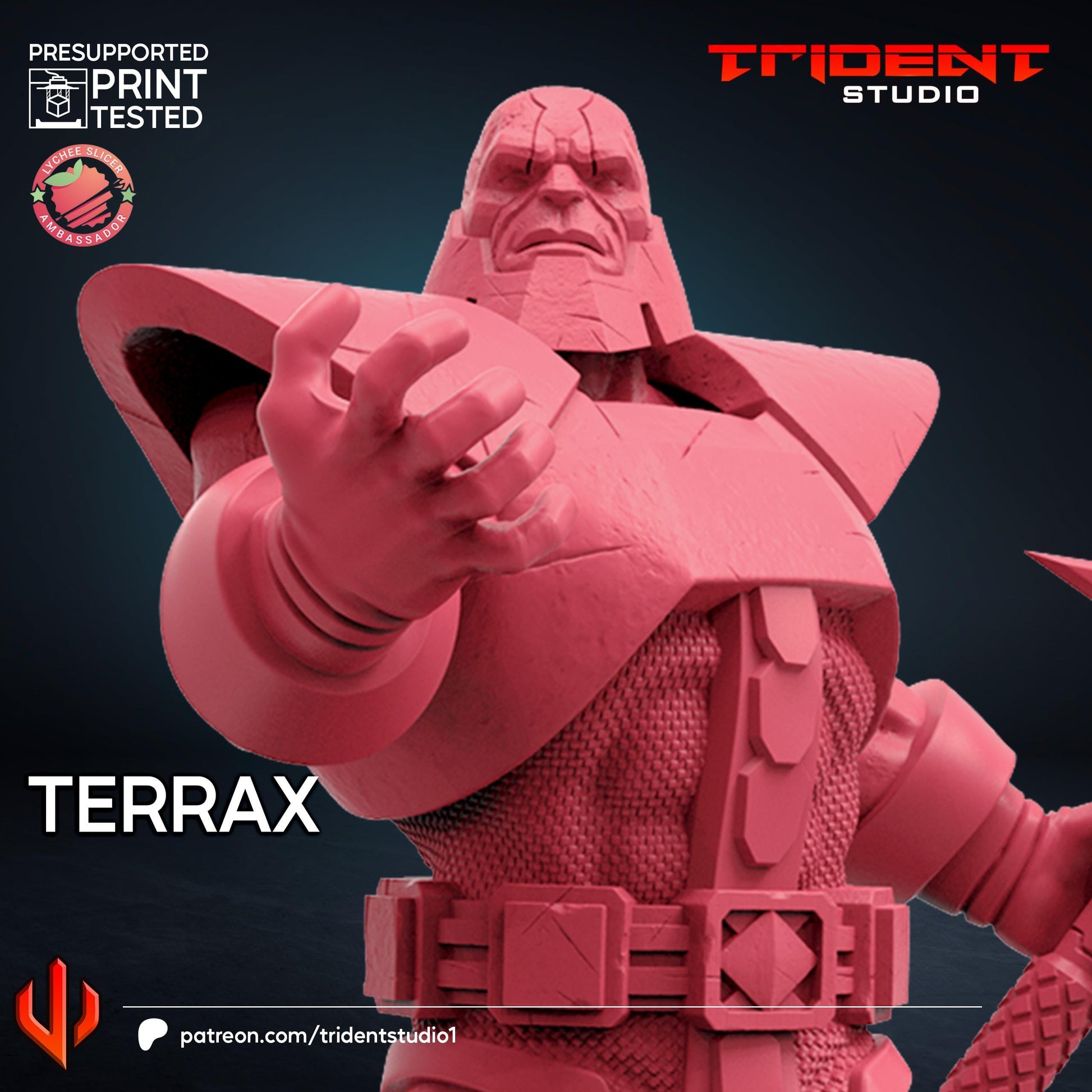 Terrax (Fan art sculpted by Trident Studio) (Crisis Protocol Proxy/Alternative)