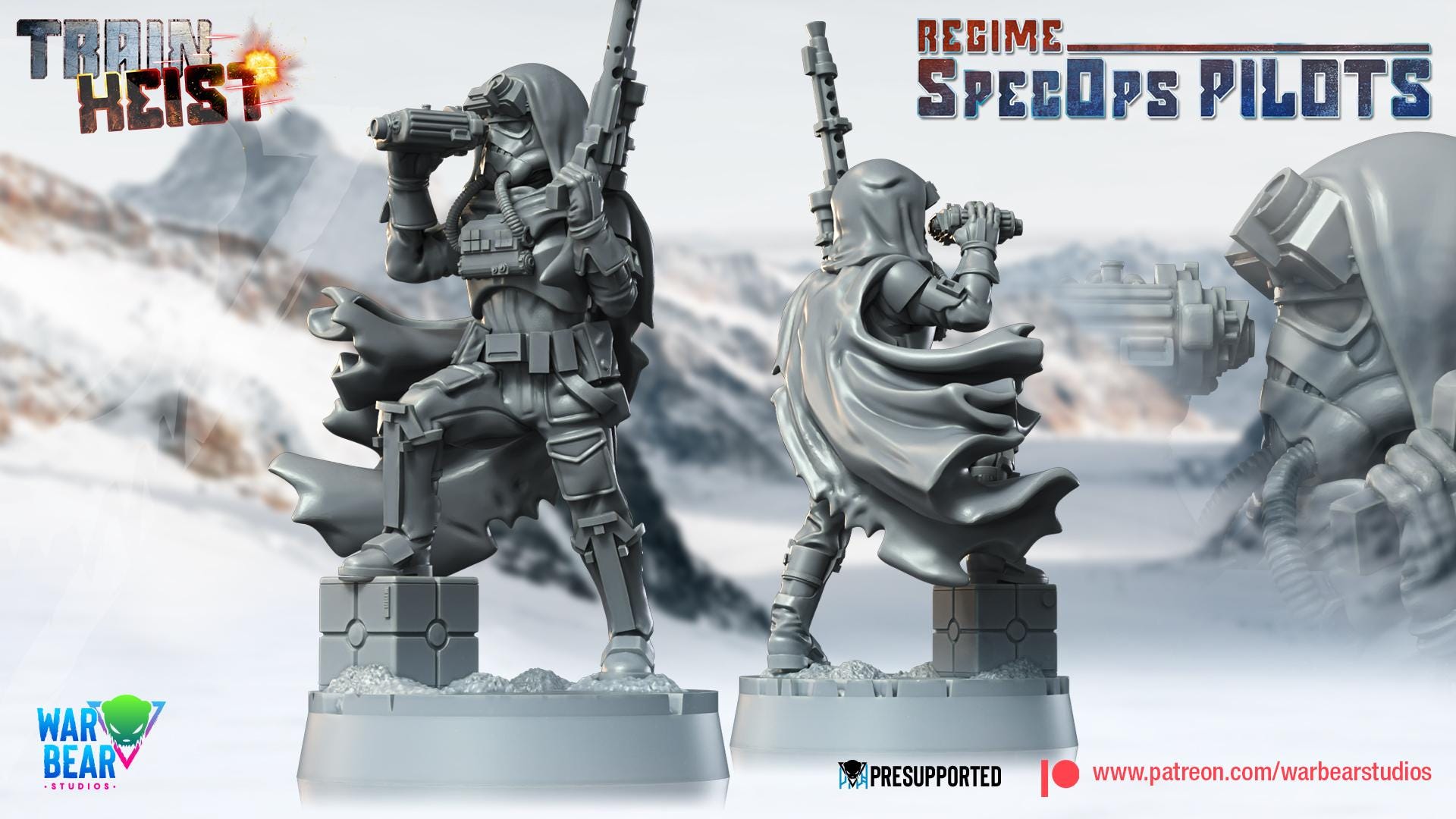 Regime Spec Ops Pilots - set of 8 (Sculpted by War Bear Studios)