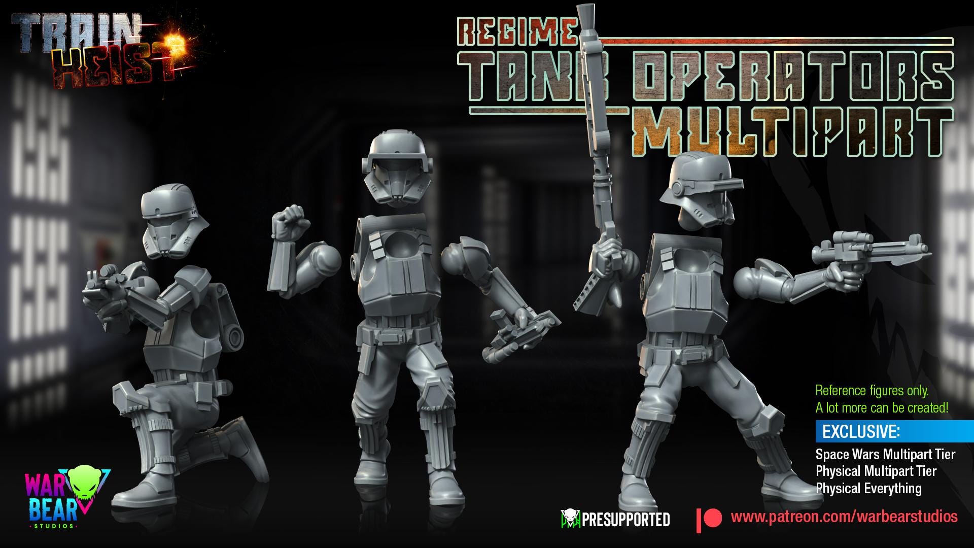 Regime Tank Operators - set of 8 (Sculpted by War Bear Studios)