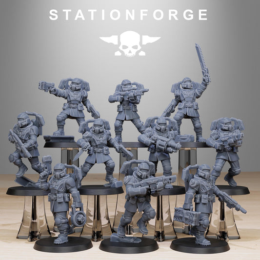 Vaskar Jump Squad - set of 10 (sculpted by Stationforge)