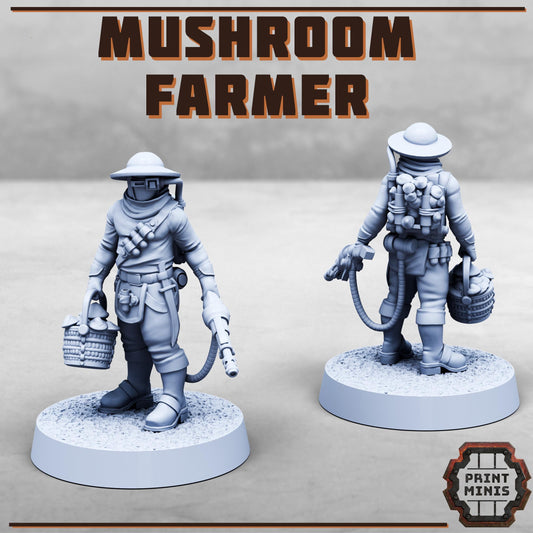 Mushroom Farmer (by Print Minis)