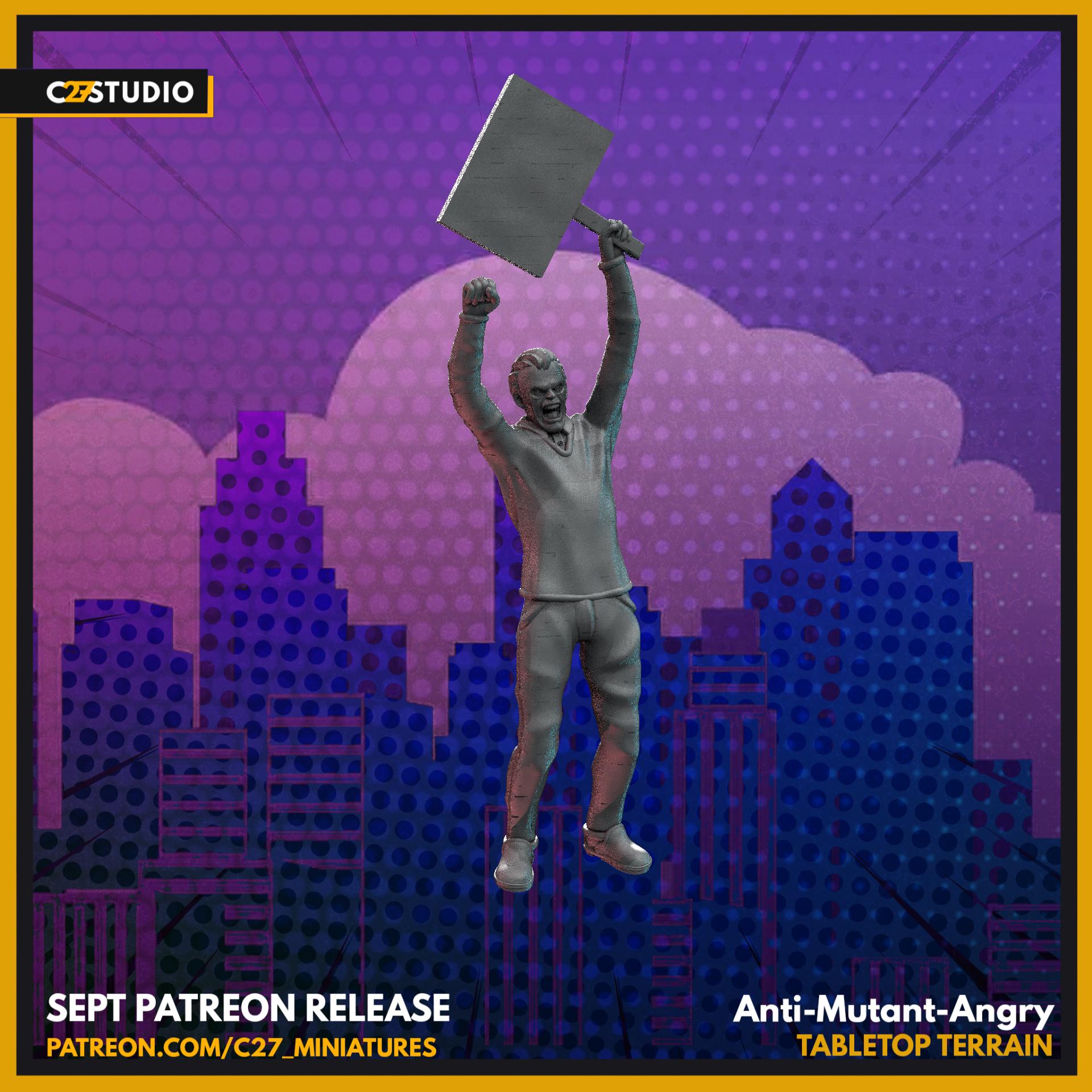 NPC Set - 40mm miniatures (fan art sculpted by C27 collectibles) (Crisis Protocol Proxy/Alternative)