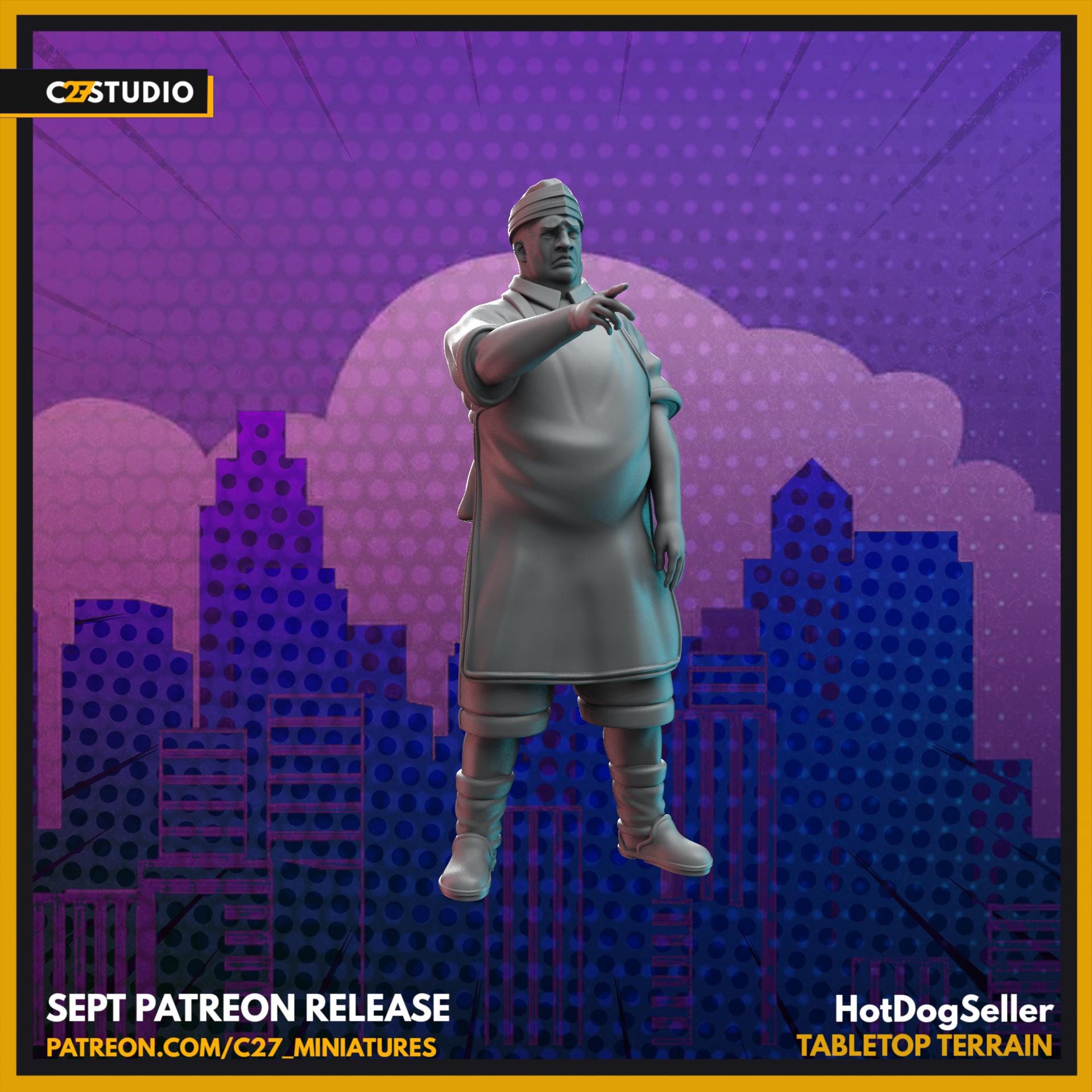 NPC Set - 40mm miniatures (fan art sculpted by C27 collectibles) (Crisis Protocol Proxy/Alternative)