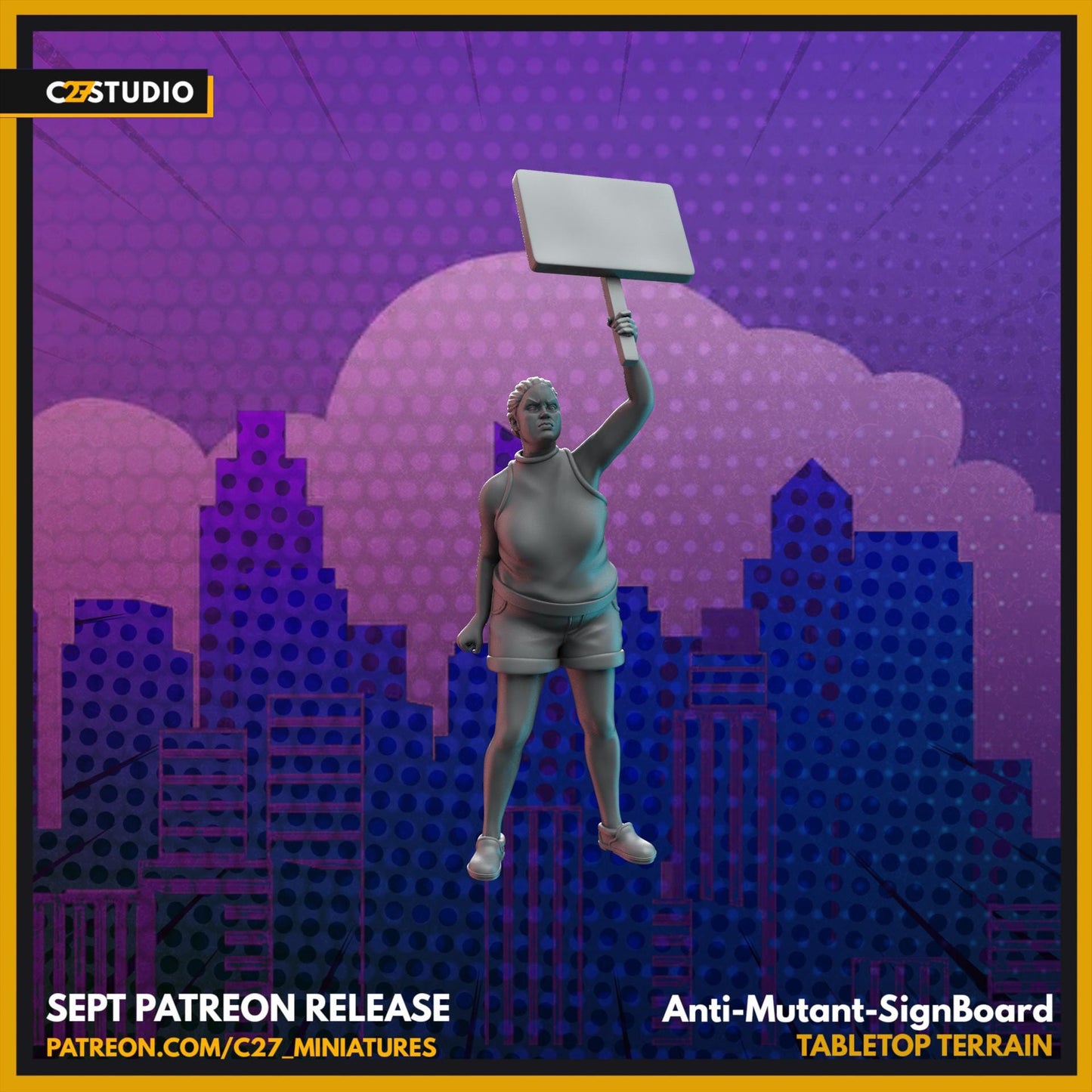 NPC Set - 40mm miniatures (fan art sculpted by C27 collectibles) (Crisis Protocol Proxy/Alternative)