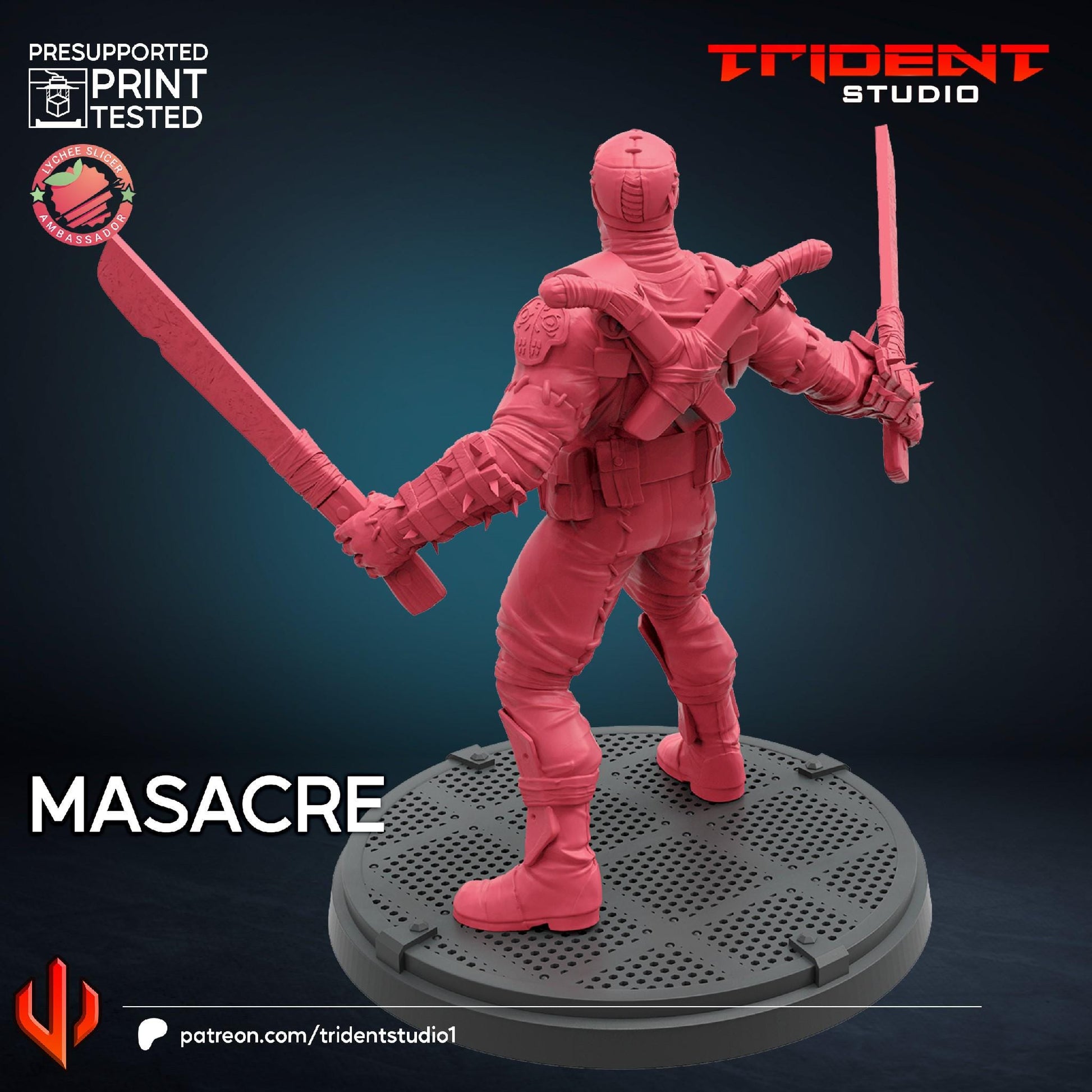 Masacre (Fan art sculpted by Trident Studio) (Crisis Protocol Proxy/Alternative)