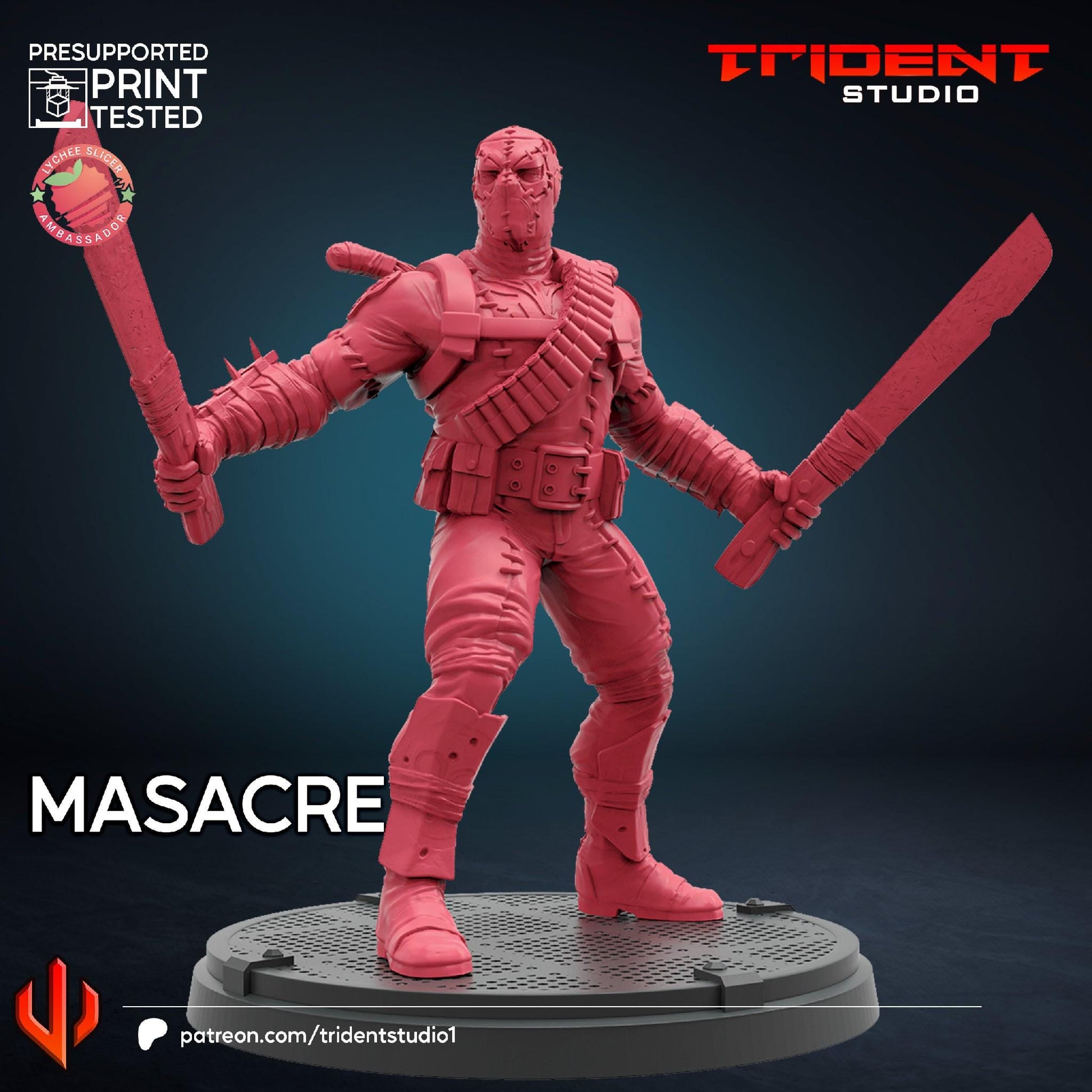 Masacre (Fan art sculpted by Trident Studio) (Crisis Protocol Proxy/Alternative)