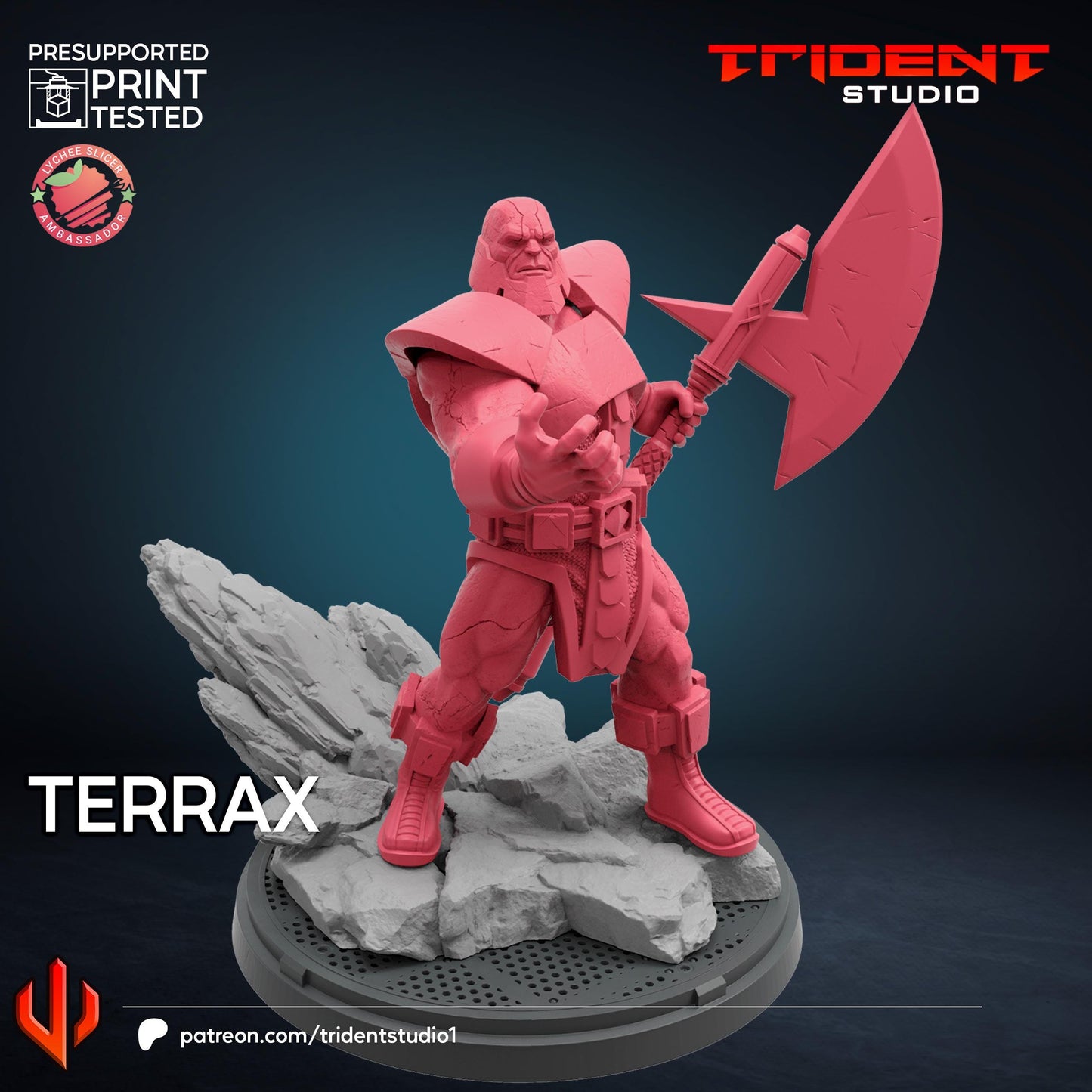 Terrax (Fan art sculpted by Trident Studio) (Crisis Protocol Proxy/Alternative)