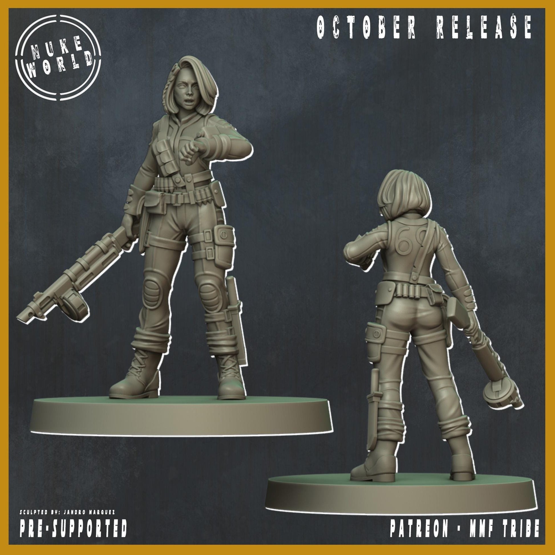 Explorer 01 - Nukeworld (Sculpted by Jandro Miniatures)