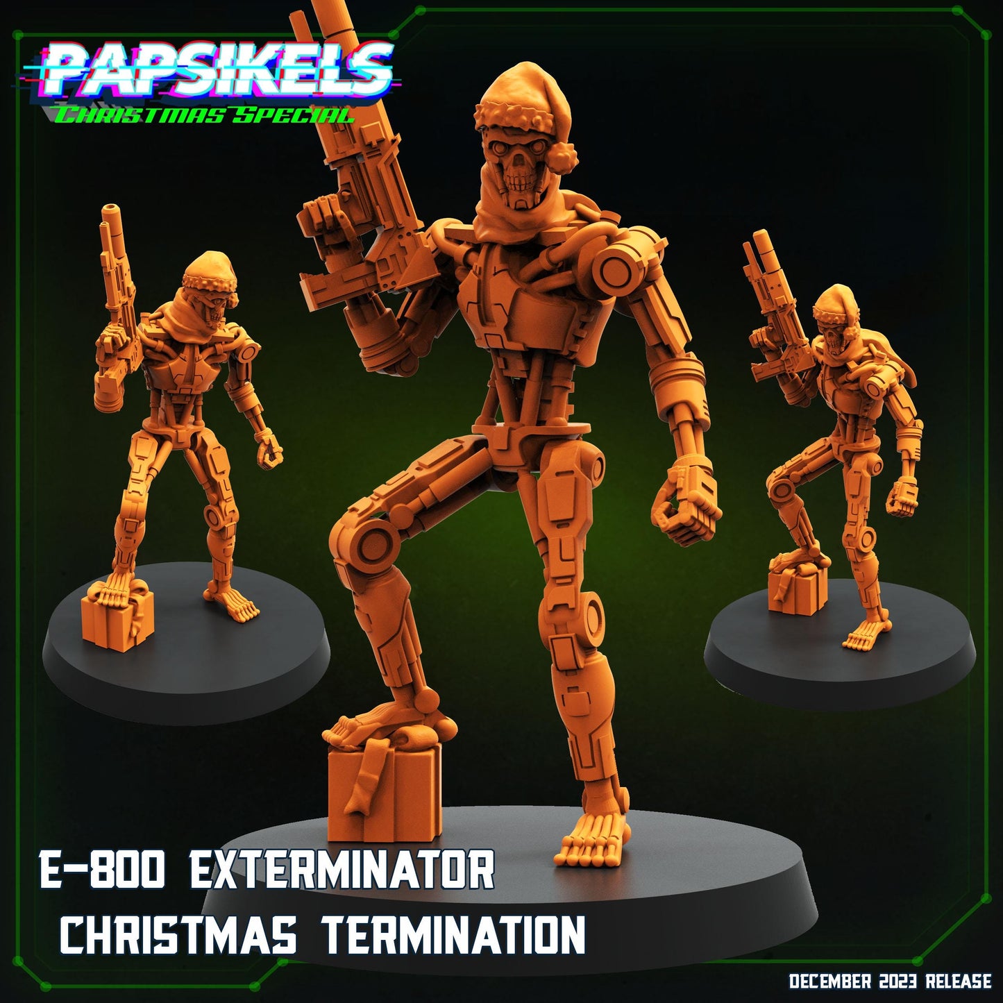E-800 Exterminator - Christmas Termination (sculpted by Papsikels)