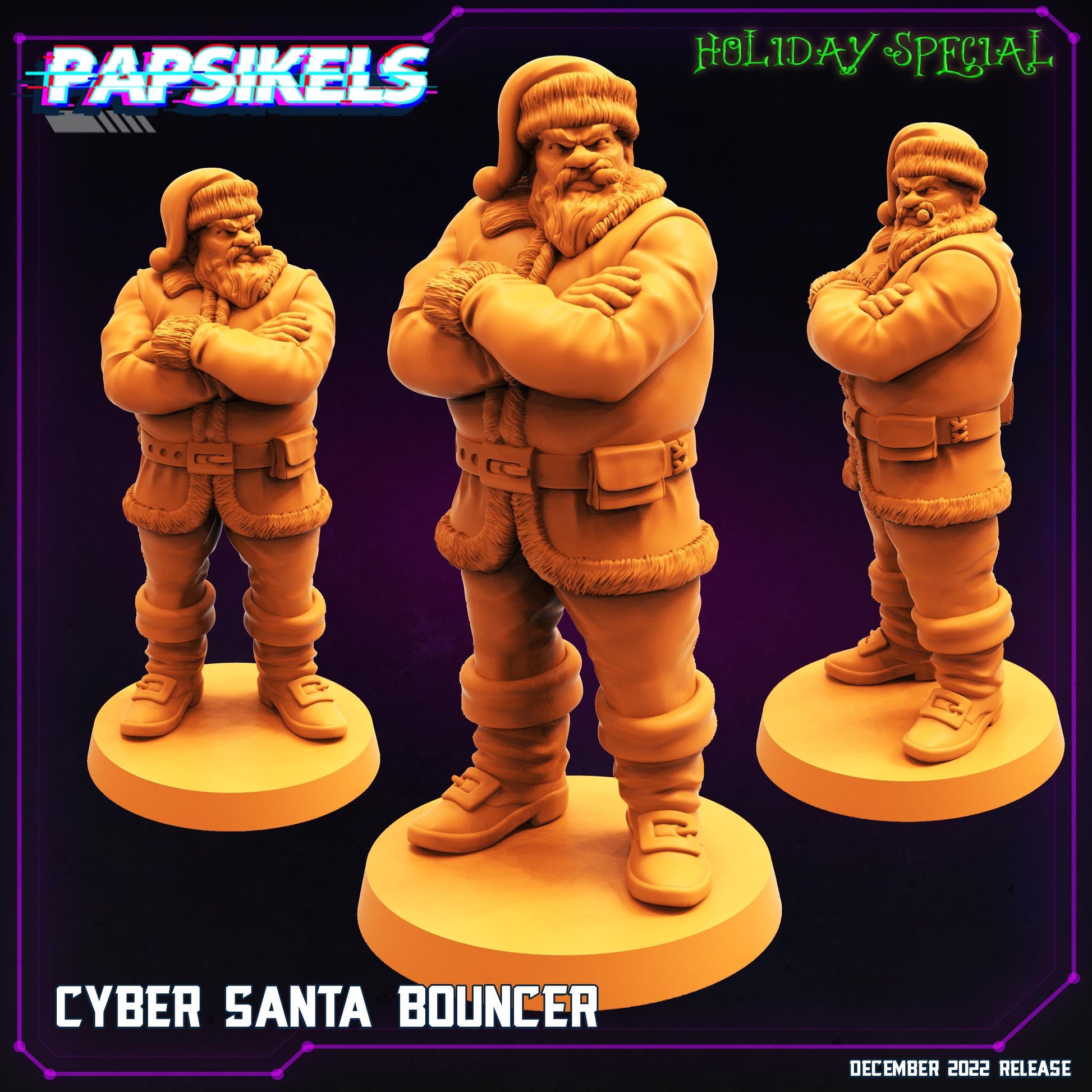 Cyber Santa Bouncer - Xmas Special (sculpted by Papsikels)