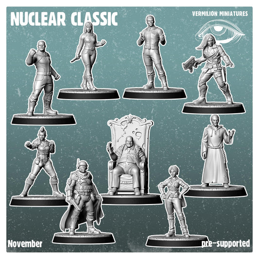 Nuclear Classics Warband (Sculpted by Vermillion Miniatures)