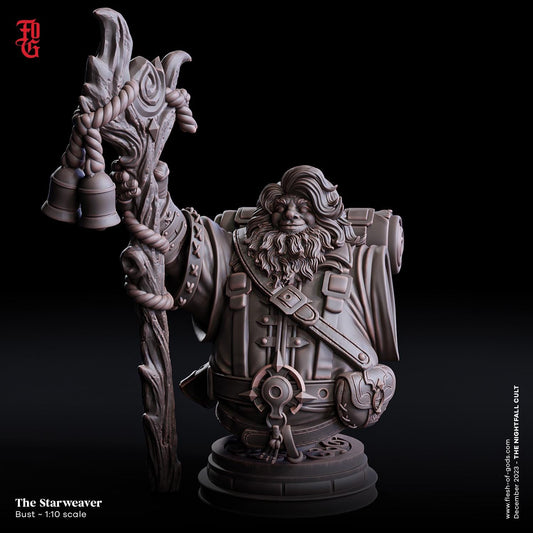 The Starweaver BUST (sculpted by Flesh of Gods miniatures) -Xmas Christmas Santa