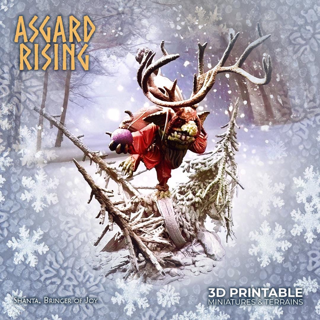 Shanta - Bringer of Joy - Goblin Miniature (sculpted by Asgard Rising)