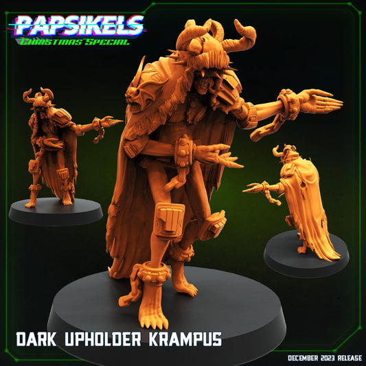 Dark Upholder Krampus - Cyberpunk Miniature (sculpted by Papsikels)