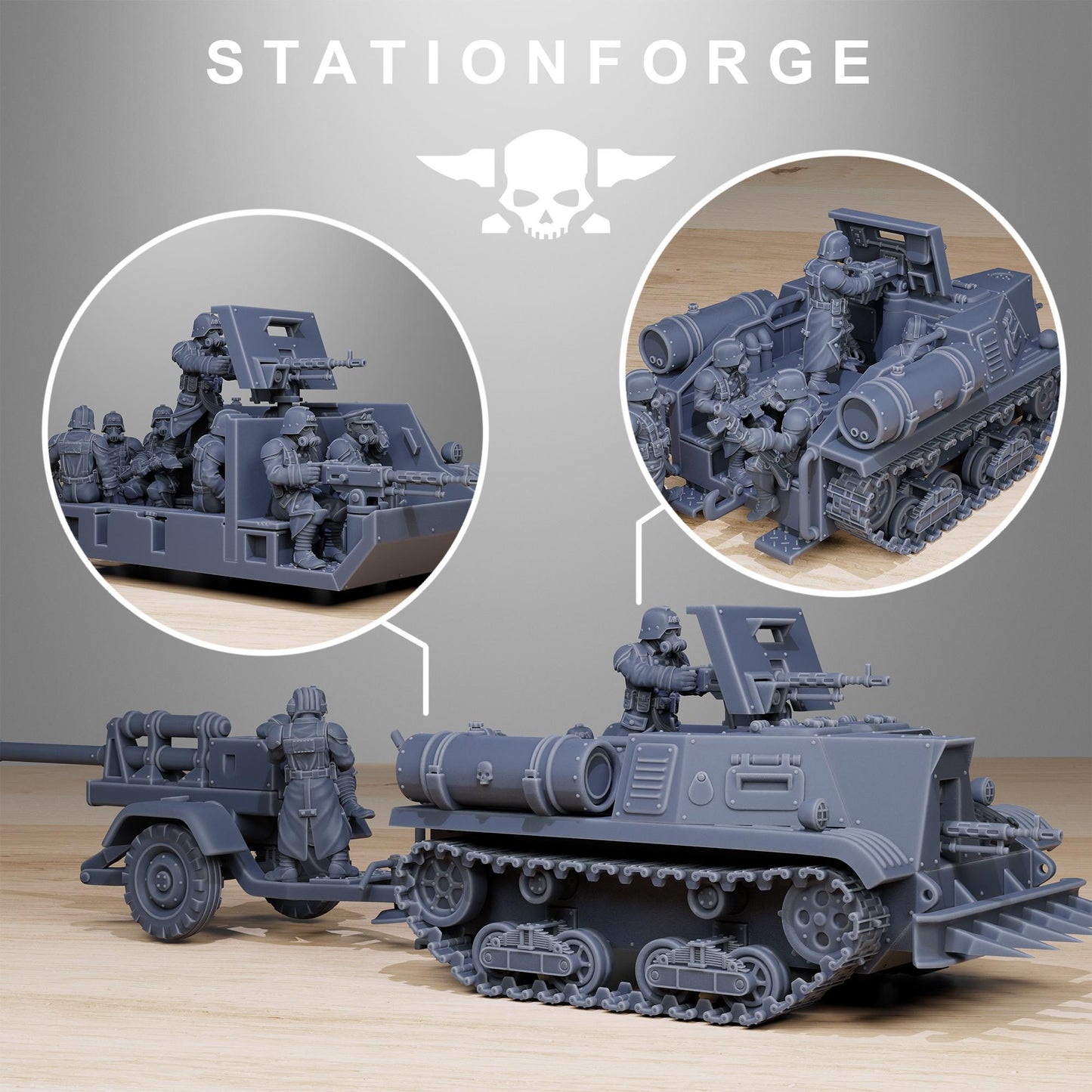 Grim Guard Tankette (sculpted by Stationforge)