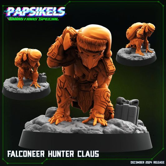 Falconeer Hunter Claus - Predator Fan Art (sculpted by Papsikels)
