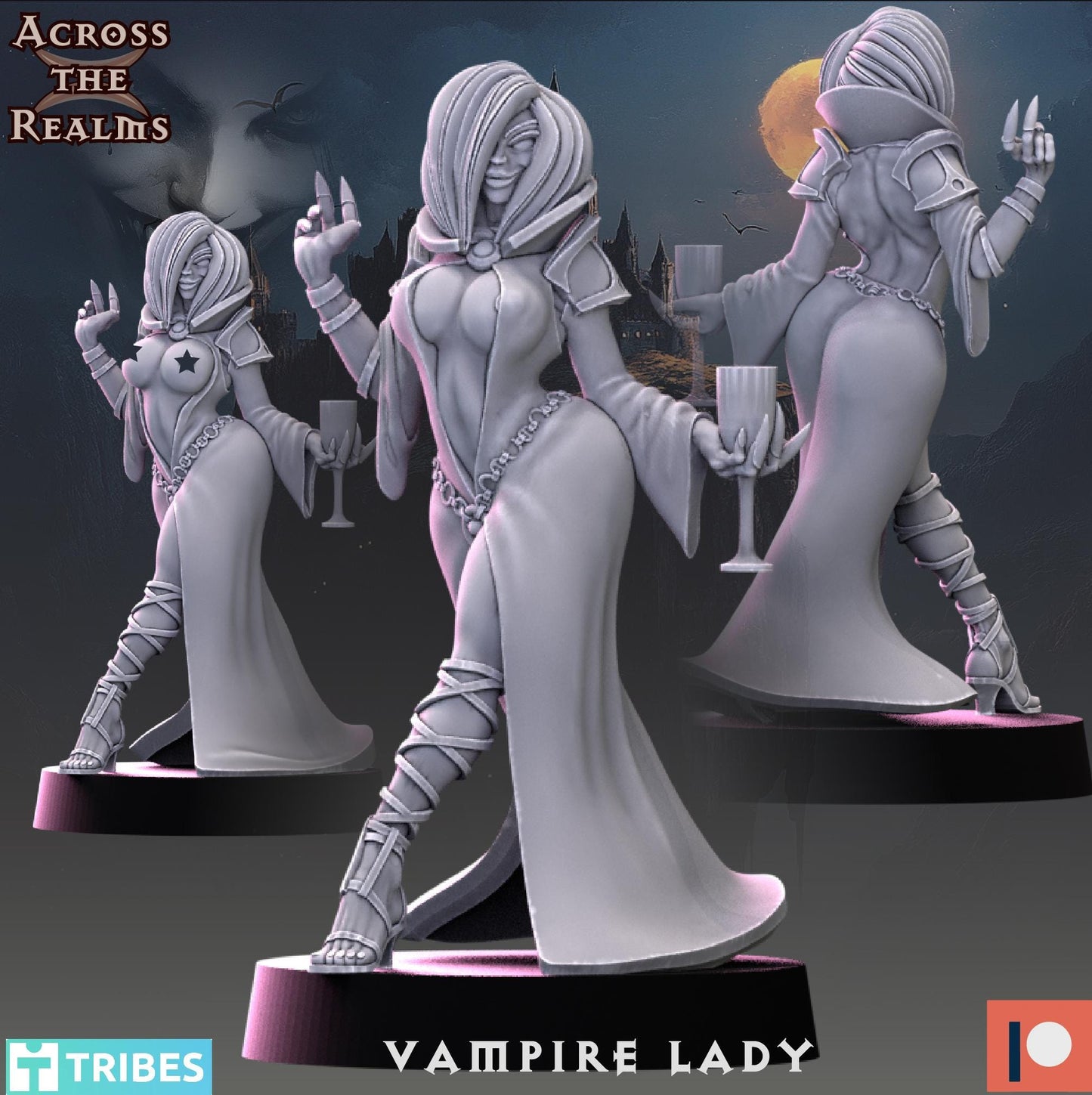 Vampire Lady - Pin-Up (sculpted by Across the Realms)