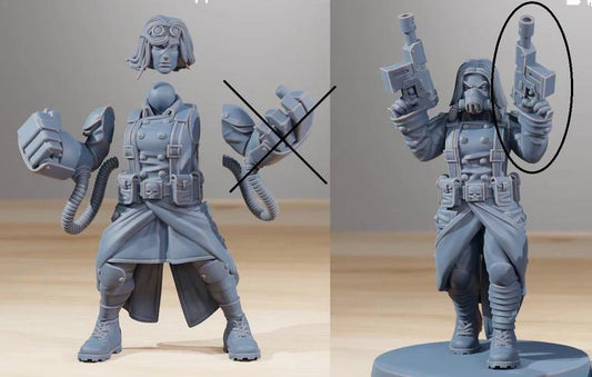 Custom female grimguard