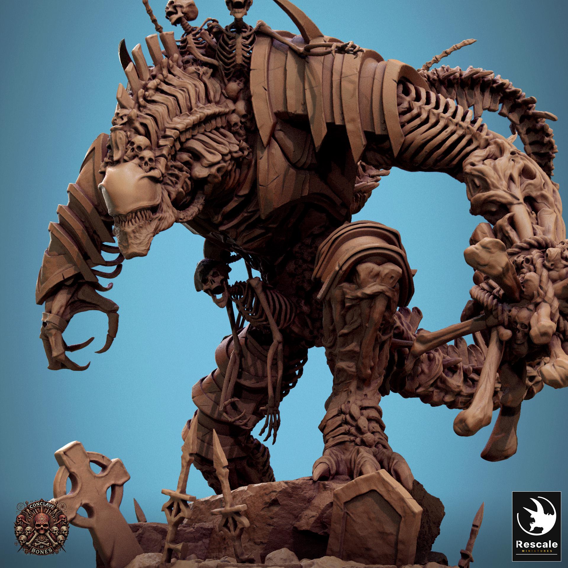 Cursed Colossus - Conclave of Bones (Sculpted by Rescale Miniatures)