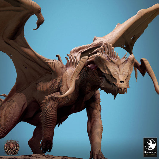 Black Dragon - Walk - Conclave of Bones (Sculpted by Rescale Miniatures)