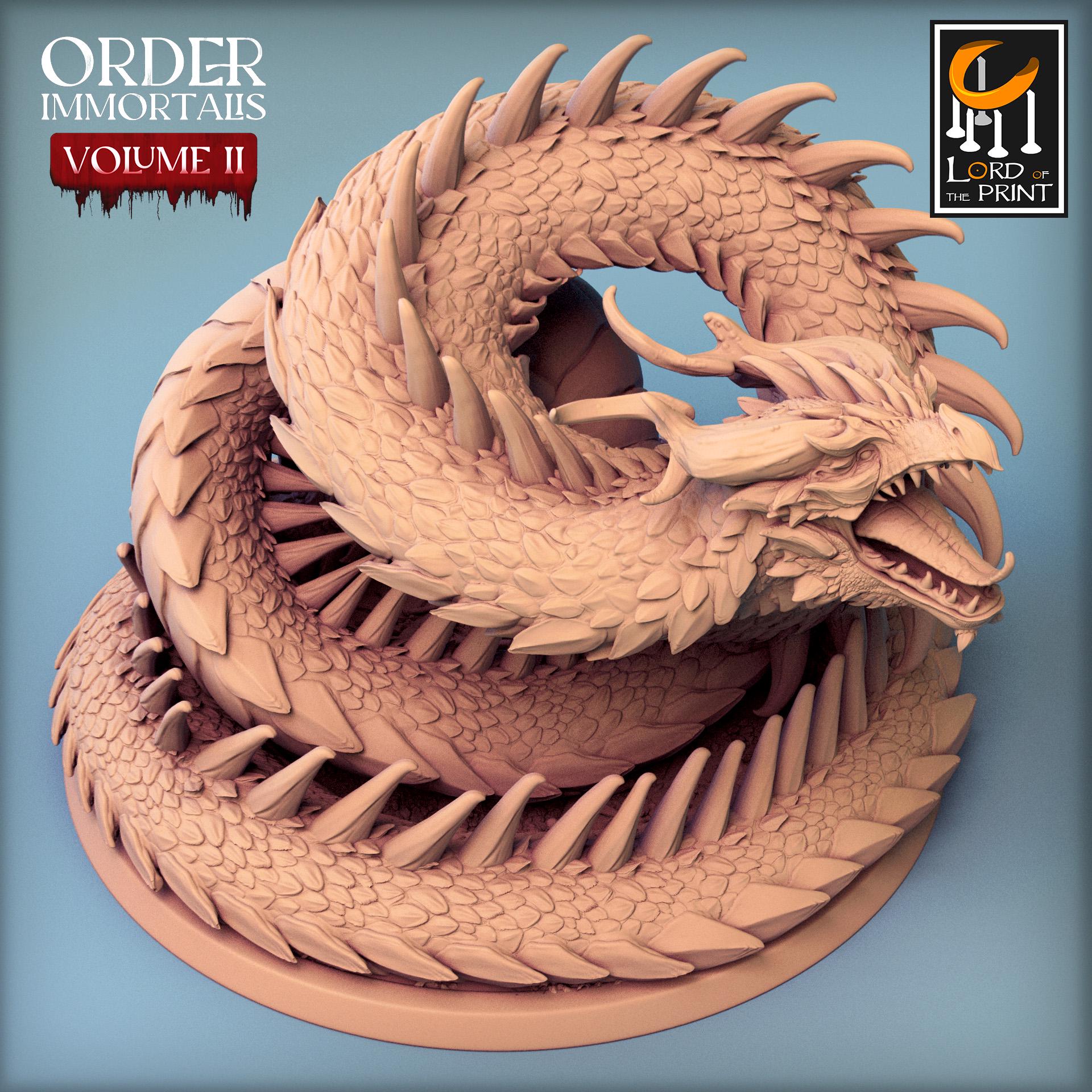 Snake - Pose A - Order Immortalis II (Sculpted by Rescale Miniatures)