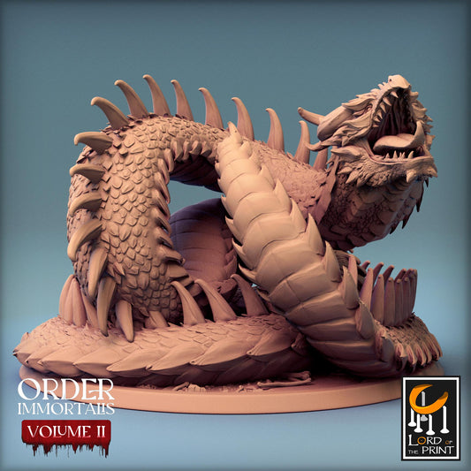 Snake - Pose B - Order Immortalis II (Sculpted by Rescale Miniatures)