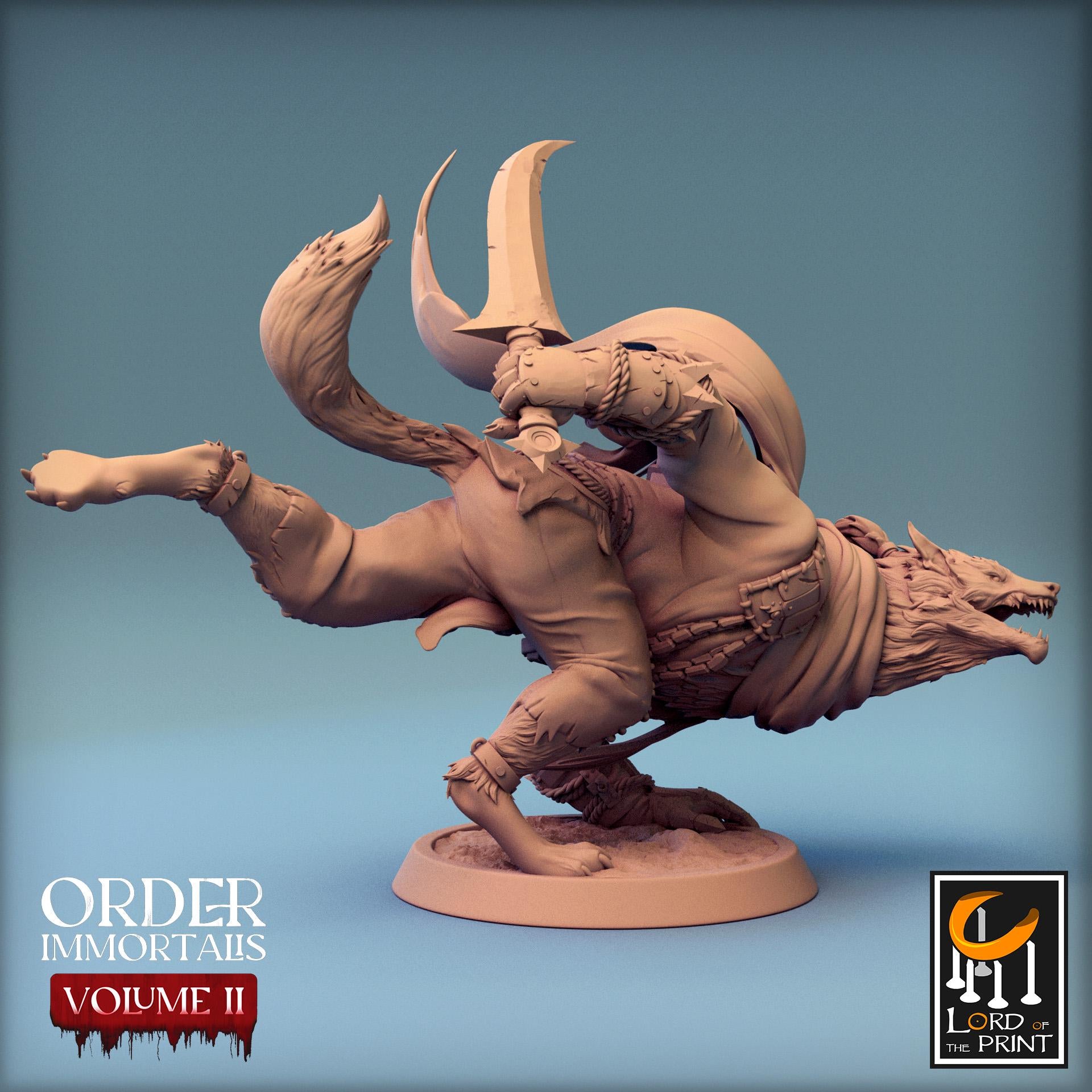 Werewolf - Charge - Order Immortalis II (Sculpted by Rescale Miniatures)