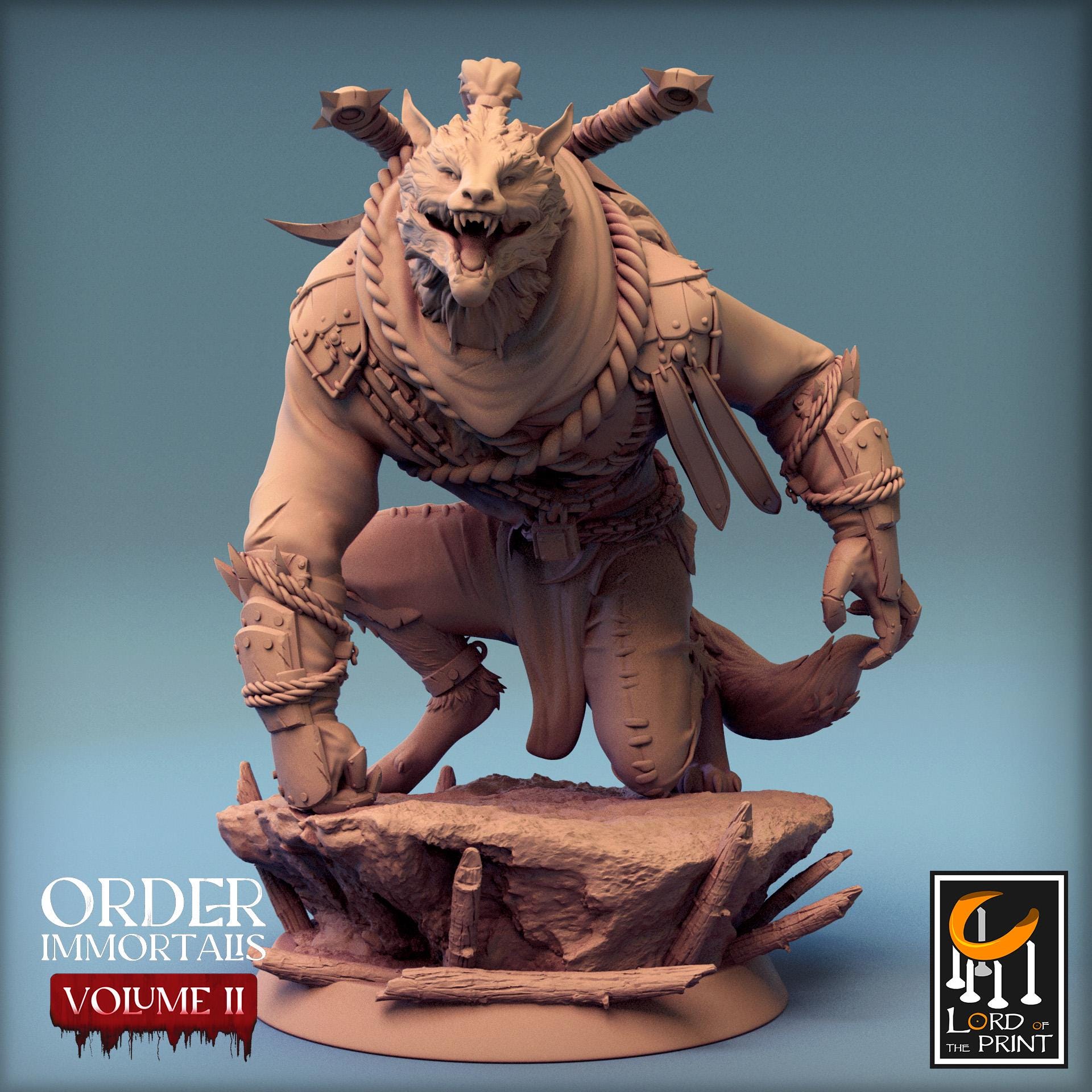 Werewolf - Chief - Order Immortalis II (Sculpted by Rescale Miniatures)