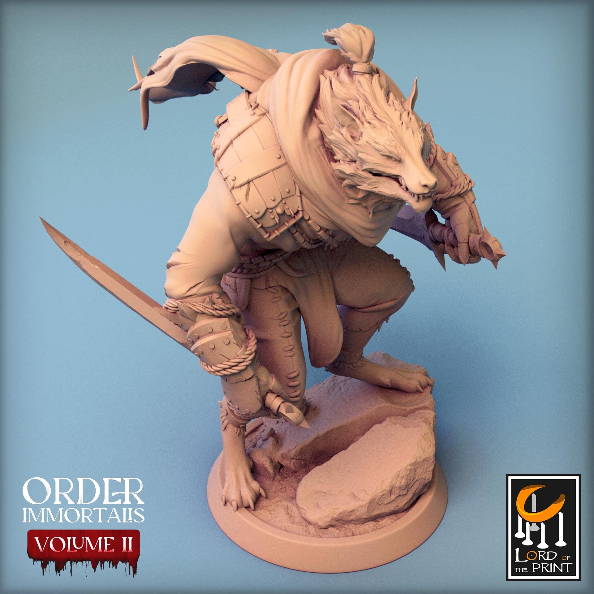 Werewolf - Parry - Order Immortalis II (Sculpted by Rescale Miniatures)