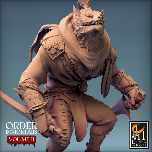 Werewolf - Parry - Order Immortalis II (Sculpted by Rescale Miniatures)