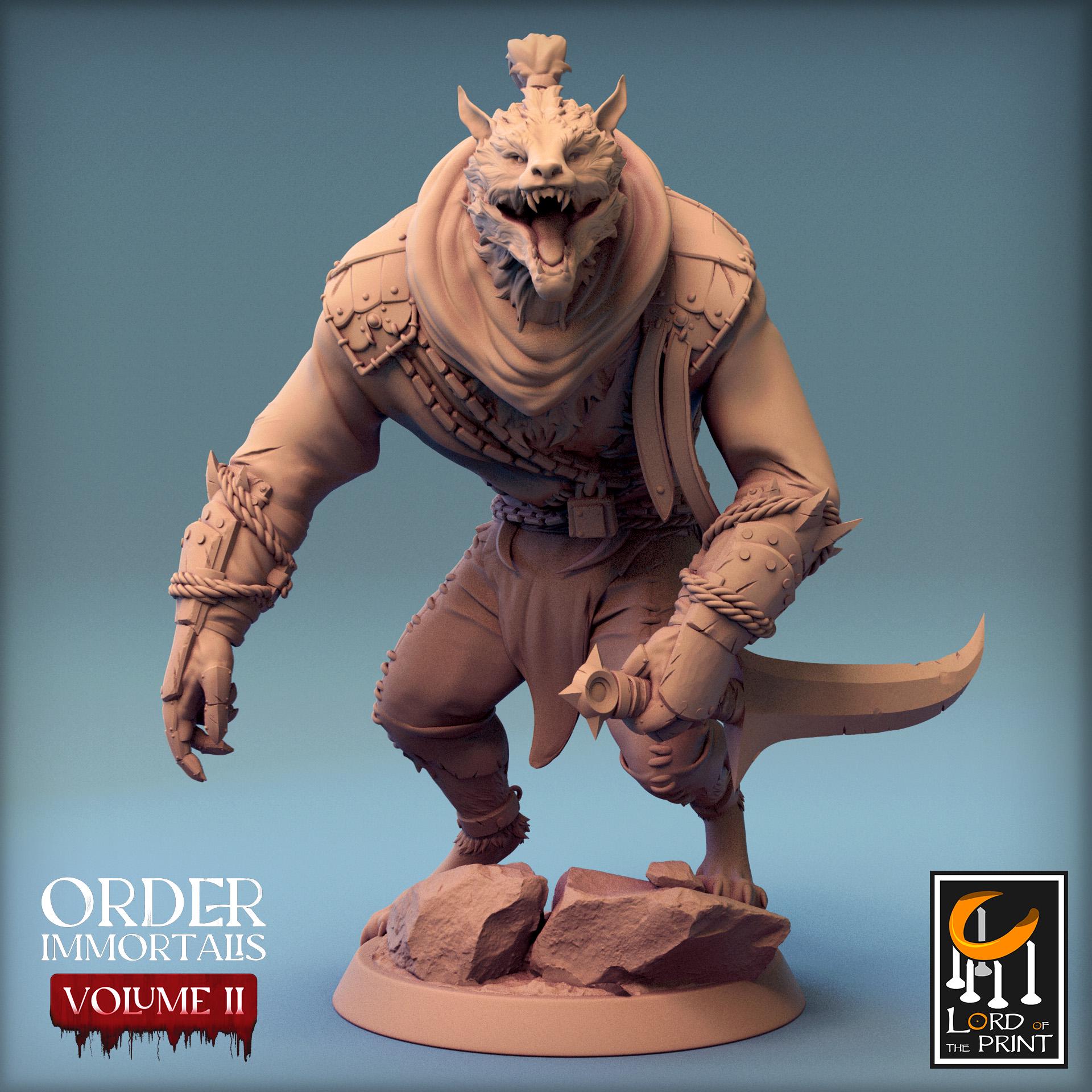 Werewolf - Walk - Order Immortalis II (Sculpted by Rescale Miniatures)