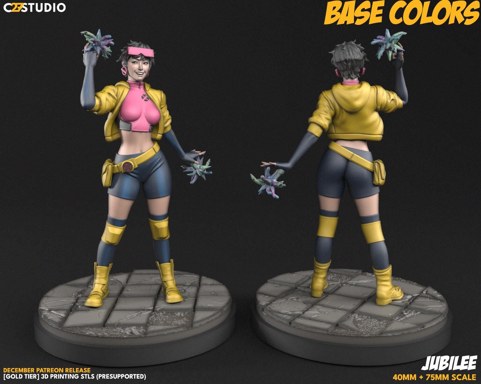 Jubilee / Sparkle Lee 40mm miniature (sculpted by C27 collectibles) (Crisis Protocol Proxy/Alternative)