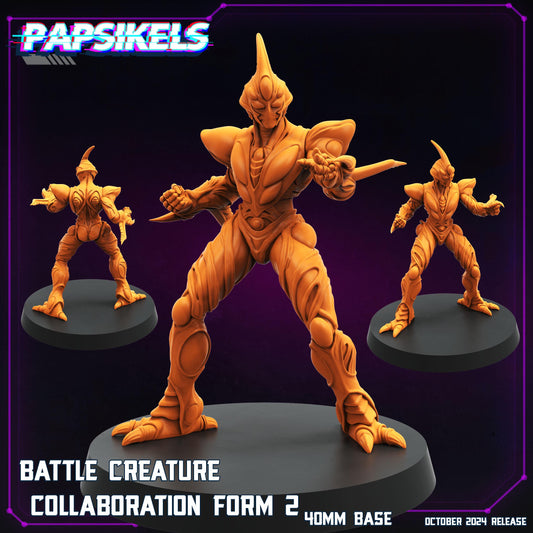 Battle Creature Collaboration Form 2 - Cyberpunk Miniature (sculpted by Papsikels)