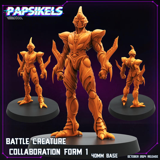 Battle Creature Collaboration Form 1 - Cyberpunk Miniature (sculpted by Papsikels)